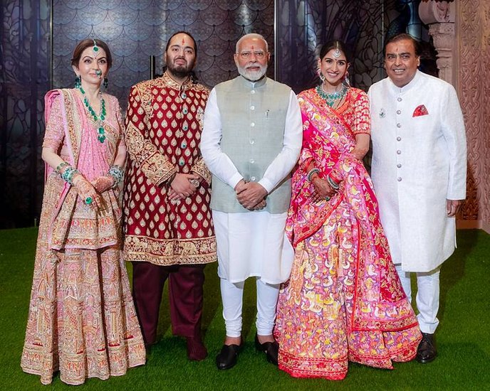 PM Modi in Shubh Ashirwad Ceremony