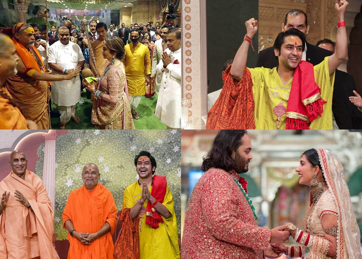 Tradition of Vedic period seen in Anant Radhika s Ashirwad event ...