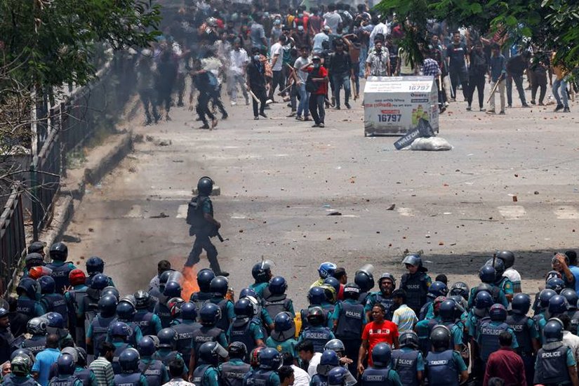 Quota protests in Bangladesh