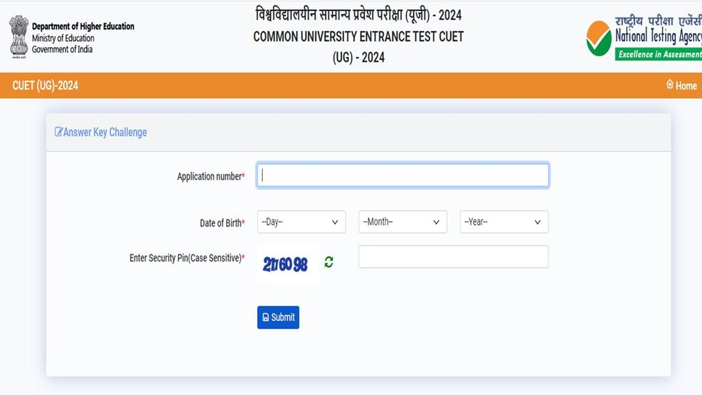 CUET UG Final Answer Key 2024, CUET UG Answer Key 2024 pdf
