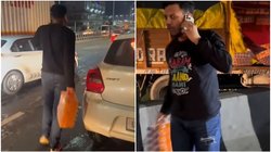 गाजियाबाद में पलटा कोल्ड ड्रिंक से भरा कंटेनर, हादसे वाली जगह से पेटी चुरा ले गया ‘iPhone’ यूजर; देखें वायरल वीडियो