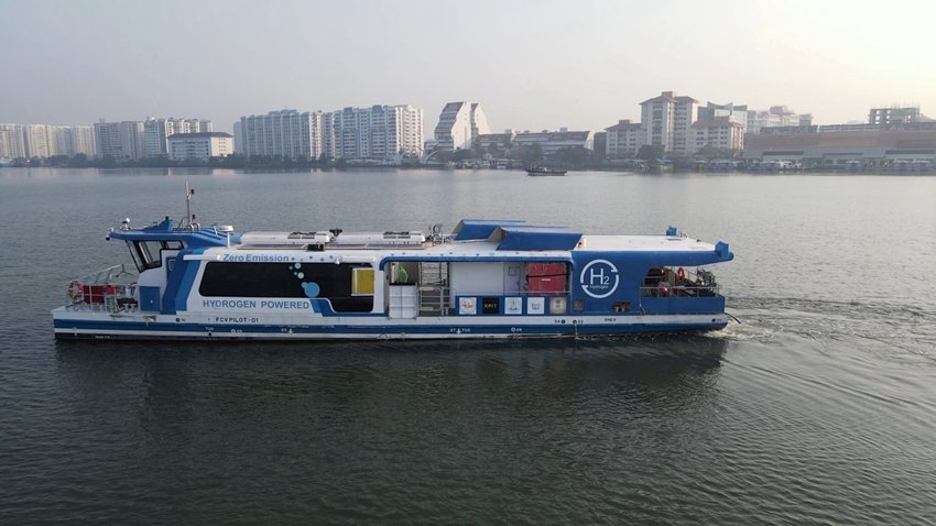 Hydrogen-powered ship India