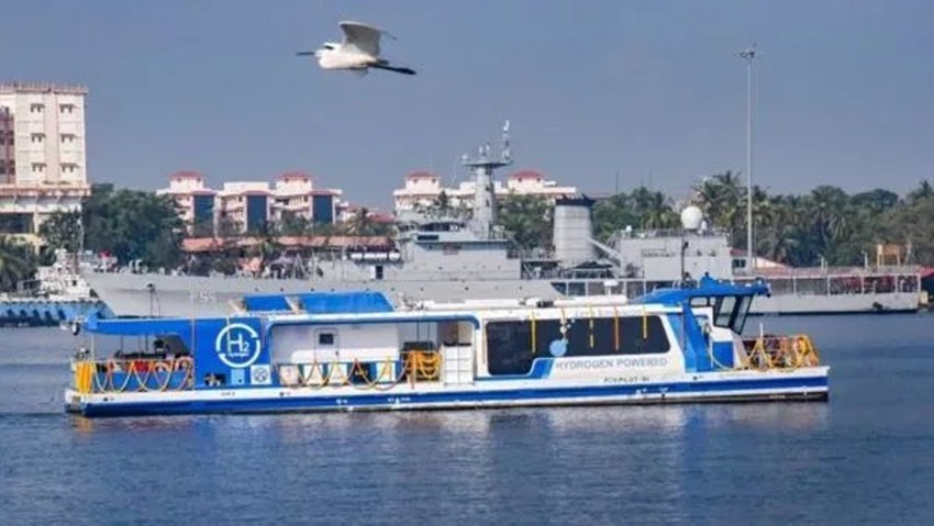 India first hydrogen ship