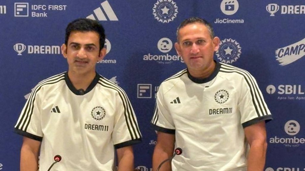 Gautam Gambhir Press Conference,Ajit Agarkar Press Conference