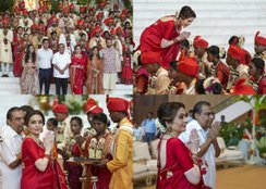 Anant-Radhika s wedding rituals started with the group marriage