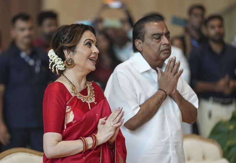  group marriage ambani family