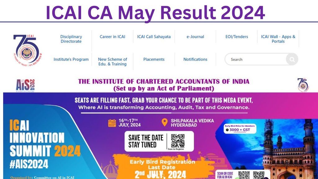 icai ca may result 2024 date, icai ca may result 2024 expected date