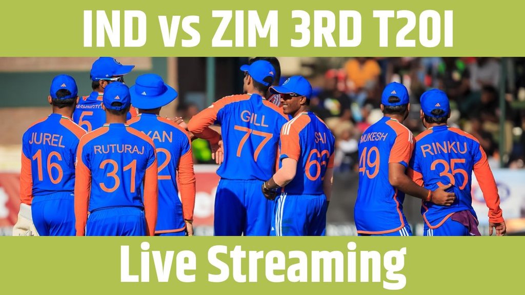 IND vs ZIM 3rd T20 Live Score Streaming, India vs Zimbabwe, IND vs ZIM Live Streaming