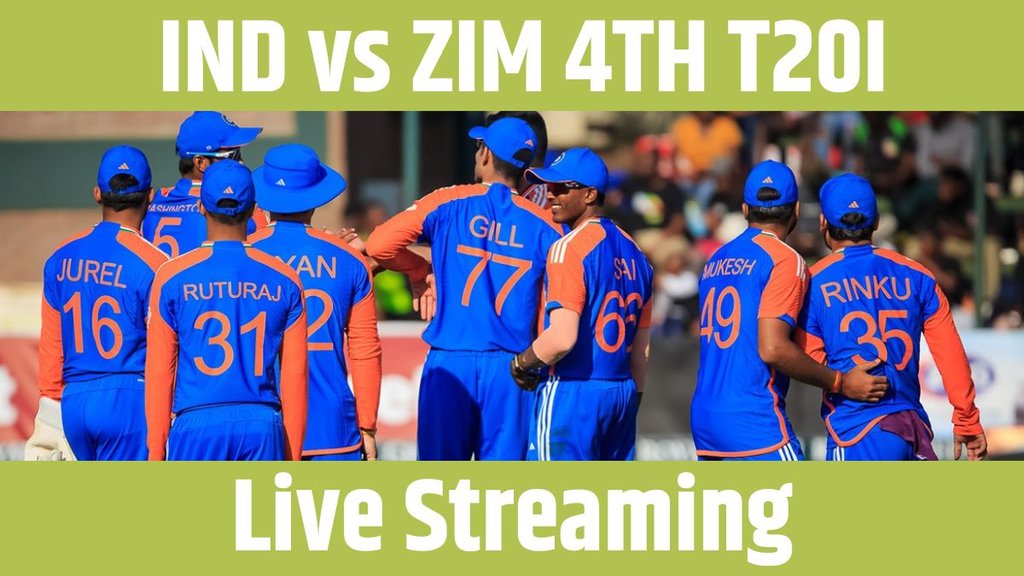 IND vs ZIM 4th T20 Live Score Streaming, ind vs zim, ind vs zim live score