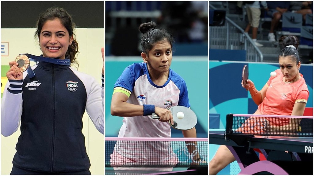 India at Olympics, Paris 2024, 28th July Results, Manu Bhaker, Manika Batra, Srija Akula