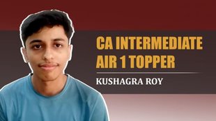 Kushagra Roy, CA Inter Topper, CA Inter Result 2024,