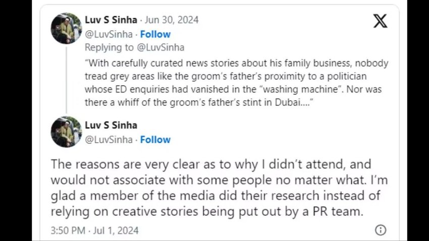 luv sinha tweet