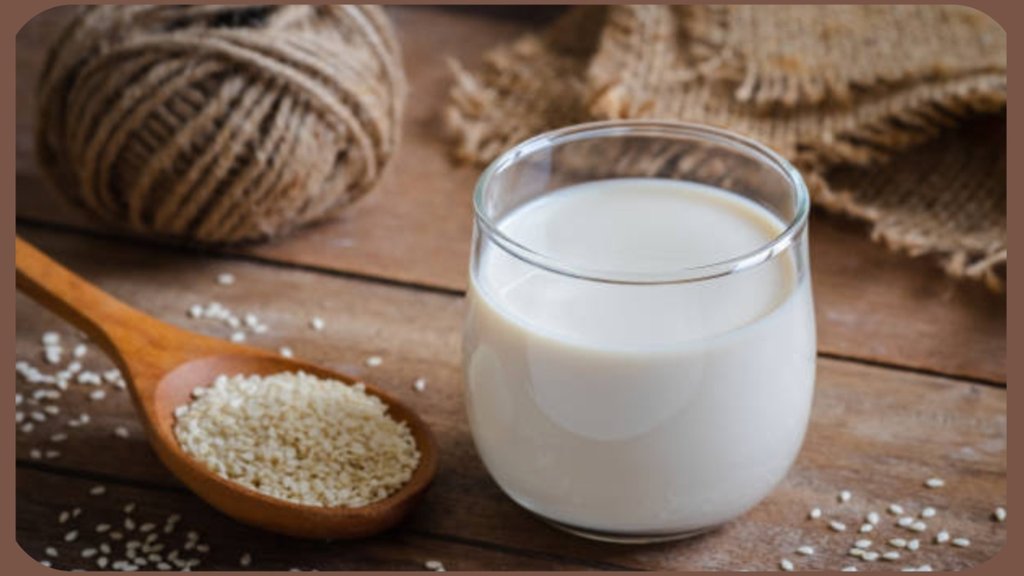 Refreshing sesame milk recipe benefits