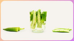 bhindi water with onion for hair