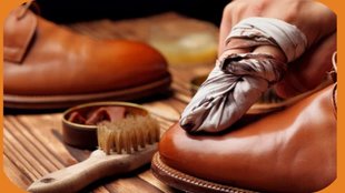 How to clean brown leather shoes