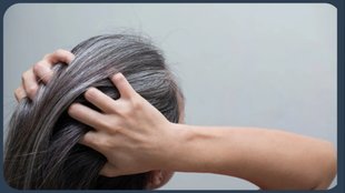 grey hair Reetha with aloevera shampoo