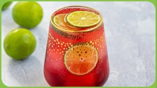 hibiscus lime refresher drink