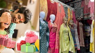 saree suit for rakhi gifts for sisters