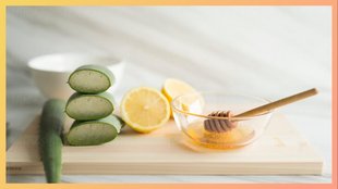 aloe vera with honey for dull dry skin