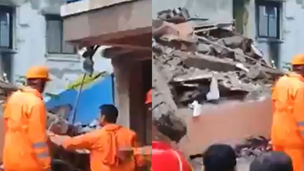 Mumbai Building Collapsed | Maharashtra News Mumbai Building Collapsed | Maharashtra News