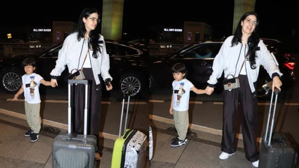 Hardik Pandya Wife, Hardik Pandya Wife Natasha Stankovic Leaves Mumbai, Hardik Pandya son Agastya jetted out of Mumbai