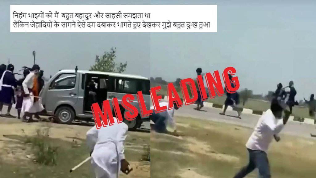 Misleading claim of Nihang community being attacked recently