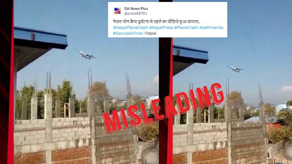 Misleading claims about Nepal plane crash