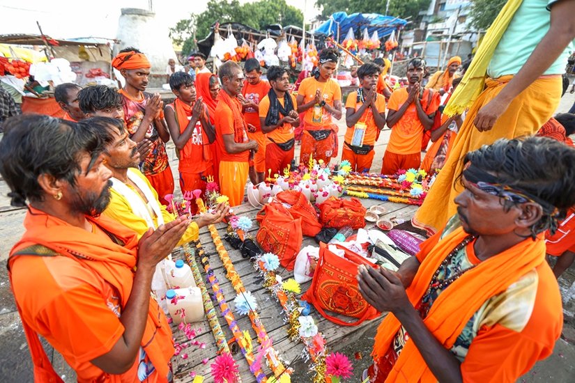 Shiva devotees Kanwar Yatra
