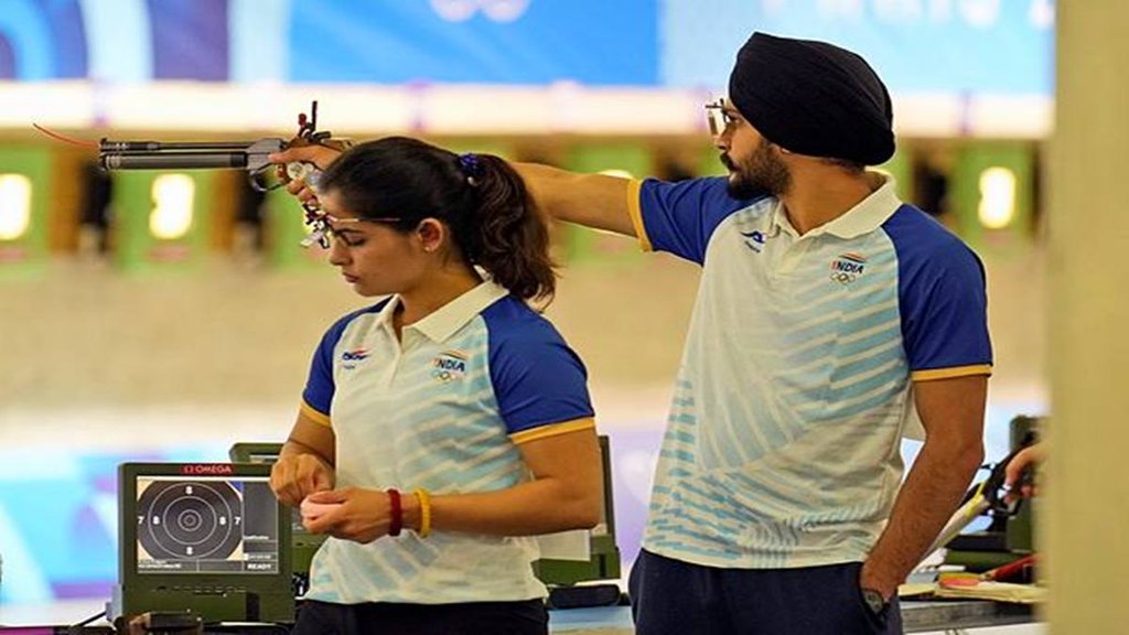 Paris Olympics 2024, Manu Bhaker, Sarabjot Singh