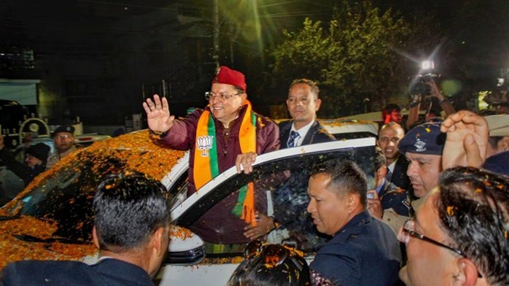 Uttarakhand Chief Minister Pushkar Singh Dhami, chardham temples, congress protest