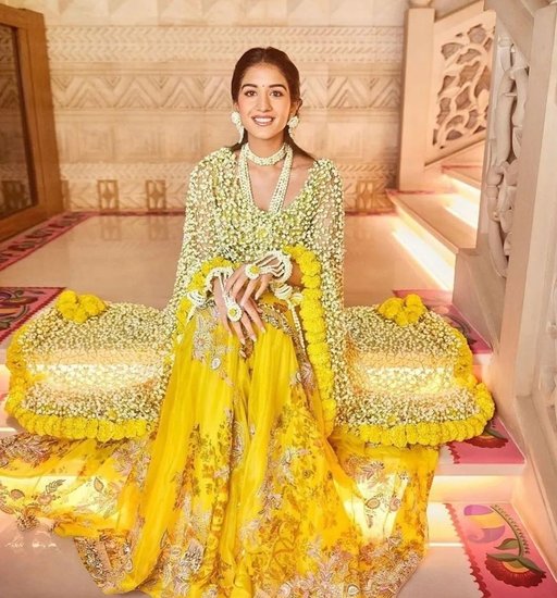 Radhika Merchant Haldi Outfit