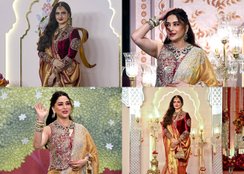 Rekha in Anant Ambani Radhika Merchant Wedding