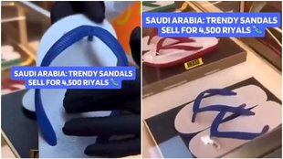 Saudi Arabia, Video Viral, slippers, footwear,