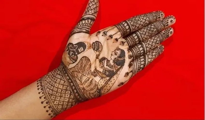 Rudraksha Mehndi Patterns