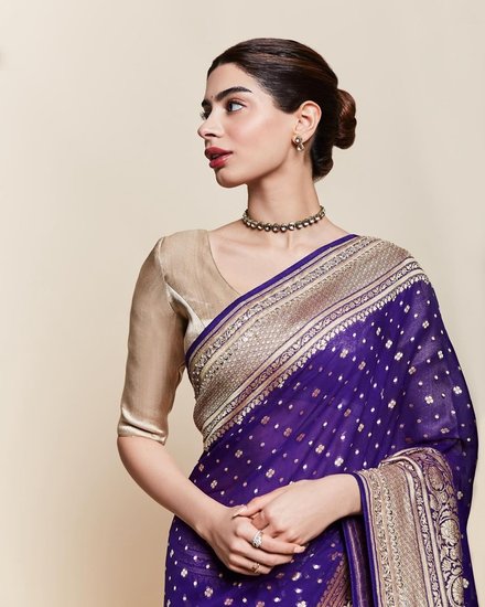 Khushi Kapoor blouse patterns