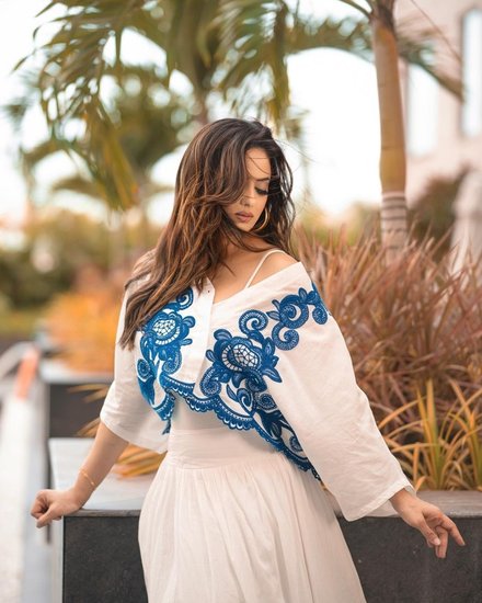 Shweta Tiwari White dres
