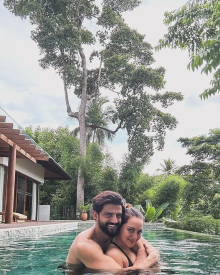Sonakshi Sinha Zaheer Iqbal Honeymoon Photos