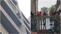दोस्तों के साथ बाहर जाने से रोका तो चौथी मंजिल से कूद रही थी लड़की, तभी पुलिस ने पहुंचकर बचा ली जिंदगी; देखें वीडियो