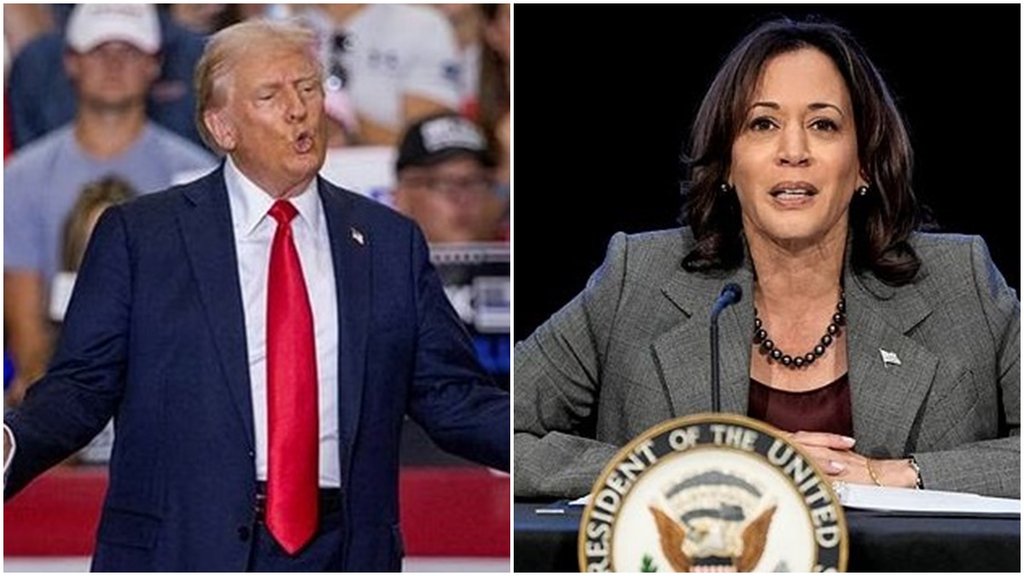 Donald Trump, Kamala Harris