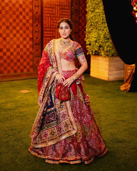Sara Ali Khan Backless Choli