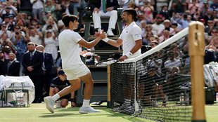 Wimbledon final 2024, Carlos Alcaraz beats Novak Djokovic
