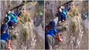 Women Fall Down, Viral Video, Video Viral,