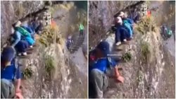 कितना जानलेवा होता है पहाड़ों का एडवेंचर? इस महिला के साथ हुई दुर्घटना देख कांप जाएगी रूह; वायरल हुआ वीडियो