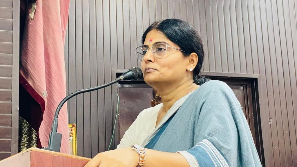 Apna Dal (S) anupriya patel: प्रयागराज में जिस नेता की हत्या की गई है वो केंद्रीय मंत्री अनुप्रिया पटेल की पार्टी का है। (@AnupriyaSPatel)
