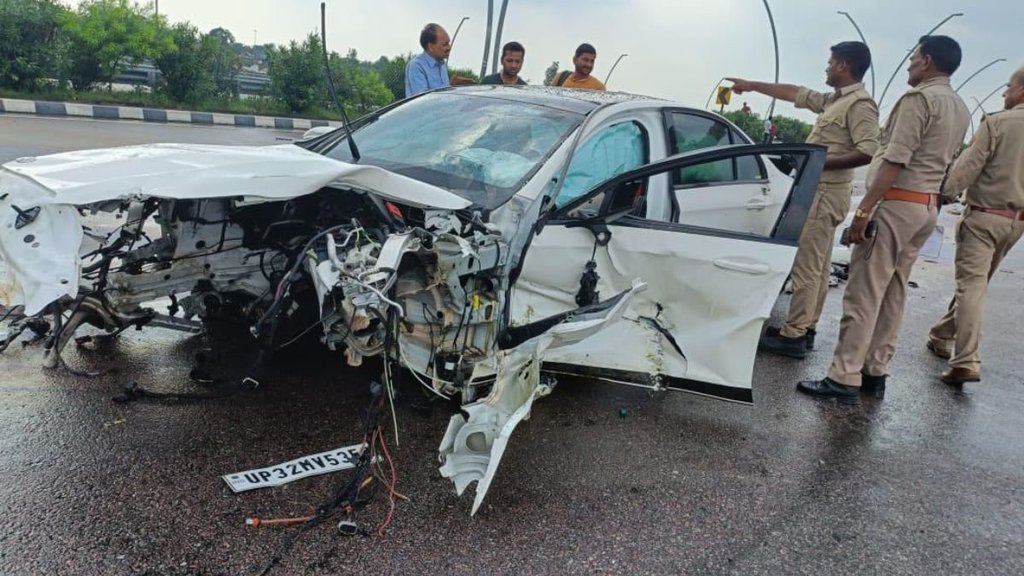 Cabinet Minister Nand Gopal Nandi, Nand Gopal Nandi Son Accident