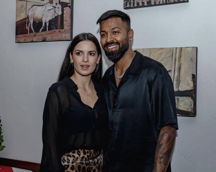 Hardik Pandya and Natasa Stankovic