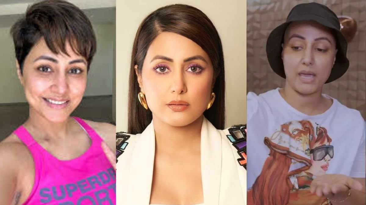 Hina Khan, Hina khan bald