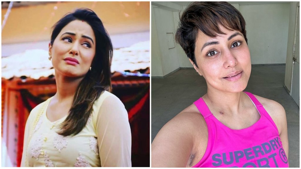 Hina Khan stage 3 breast cancer, hina khan post on breast cancer, hina khan age