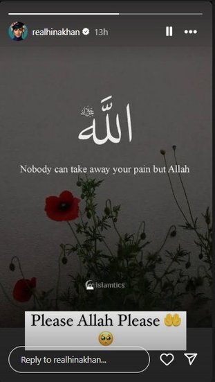 Hina khan, Hina Khan stage 3 breast cancer, hina khan post on breast cancer, hina khan age