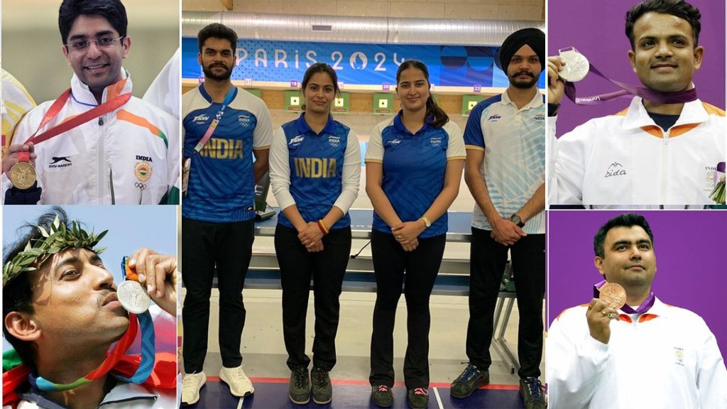 भारत ने ओलंपिक में अब तक का सबसे बड़ा शूटिंग दल भेजा है। भारत ने ओलंपिक में अब तक का सबसे बड़ा शूटिंग दल भेजा है।